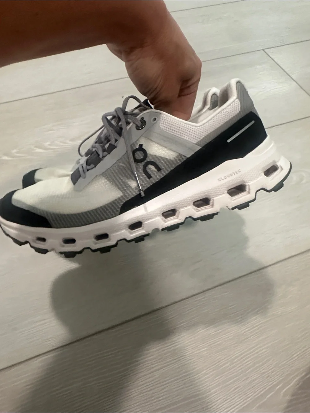 On-Brand Women’s  Gray and White Running Shoes